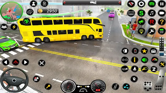 coach bus driving: bus game 3d