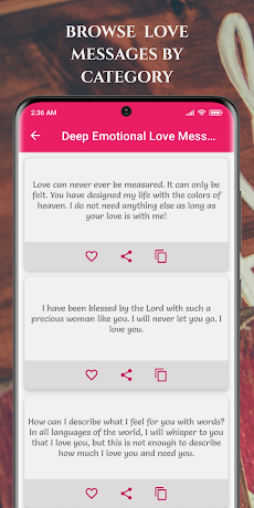 Romantic Love Messagesのおすすめ画像2