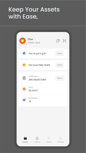 OverWallet: for Over Protocol Screen 2