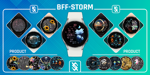 BFF11-Neon Art Lotus Turquoise