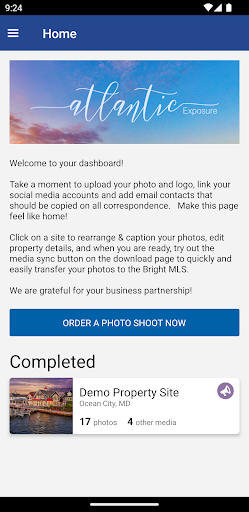 Android application Atlantic Exposure screenshort