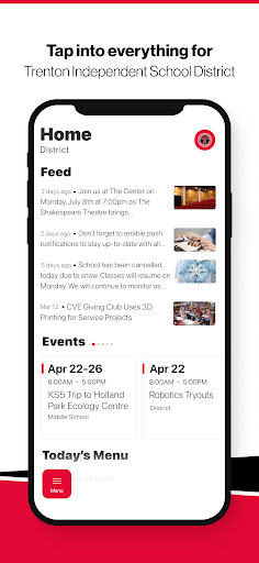 Android application Trenton ISD screenshort