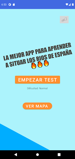 Android application Aprender los ríos de España screenshort