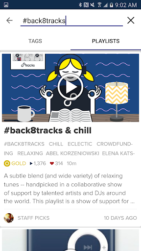 8tracks - Playlist Radio Screenshot 4 - AppWisp.com