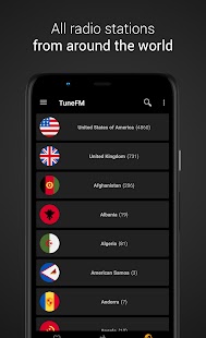 Internet Radio Player - TuneFm Screenshot