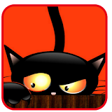 Black Kitty Keyboard Free icon