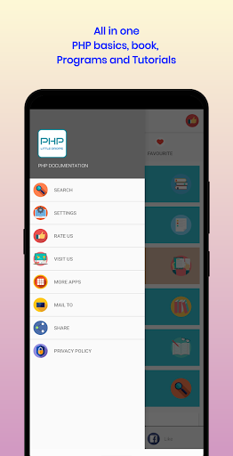 Android application PHP Documentation (Learn PHP) screenshort