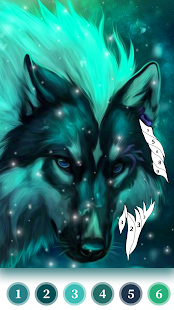 Wolf Coloring Book Color Game 1.3 APK screenshots 11