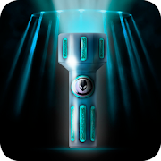 Alien Blue Flashlight - Shield for UFO and Light