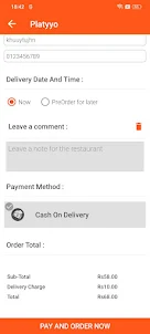 Platyyo - Food Ordering App