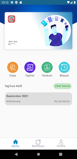Android application SPP Mobile Wiyatatama screenshort