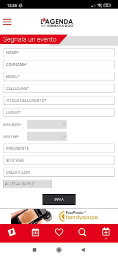 Agenda del dermatologo Screen 3