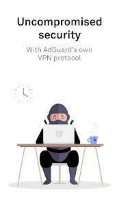 AdGuard VPN — captura de tela de proxy privado