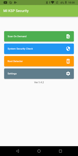 Android application Mobile Security Scanner screenshort