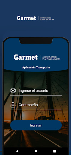 Android application Garmet Conecta screenshort