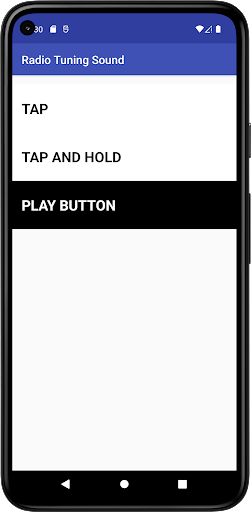 Radio Tuning Sound Screen 3