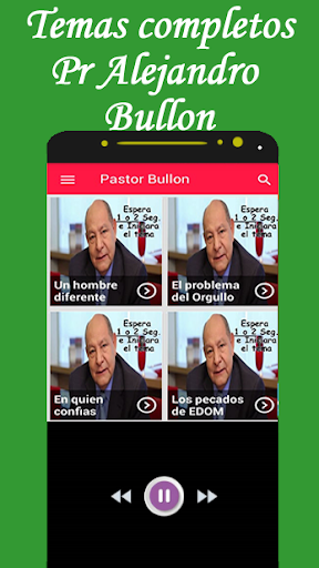 Android application Sermones del Pastor Alejandro screenshort