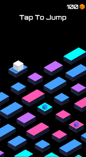 Android application Cube Jump Game screenshort