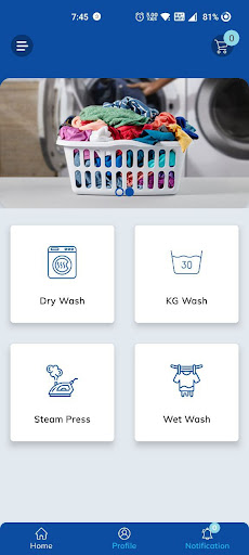 Android application UWash screenshort