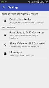 Video to MP3 Converter Screenshot