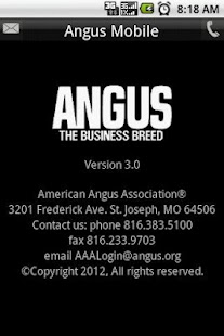 Angus Mobile Screenshot