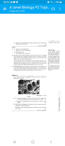 A Level Biology P2 Topical