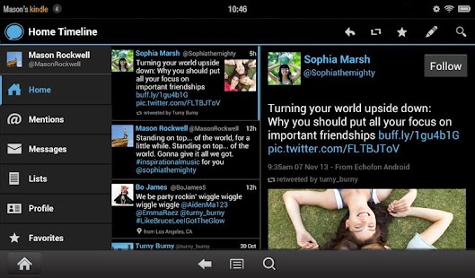 Echofon for Twitter Screenshot