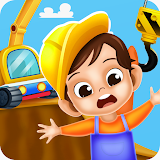 kids builder truck game icon