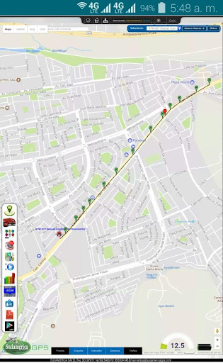 Sudamerica GPS Screen 2