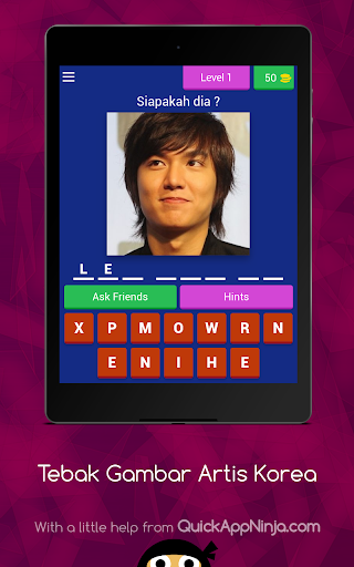 Tebak Gambar Artis Korea