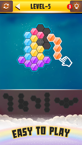 Hexa Puzzle Jigsaw Game 4.9 screenshots 1