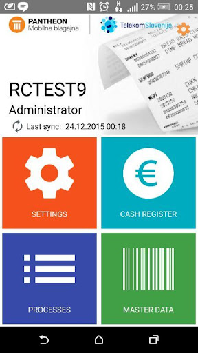 Android application PANTHEON RA/RC screenshort