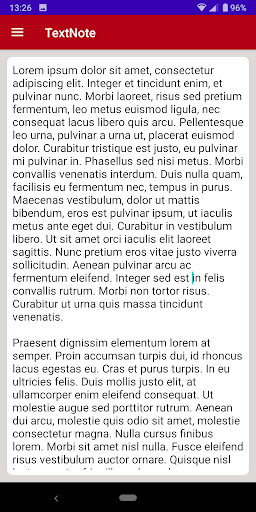 WordPad Textnote Screen 3