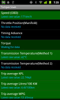 screenshot of TorqueScan (Torque OBD Plugin)