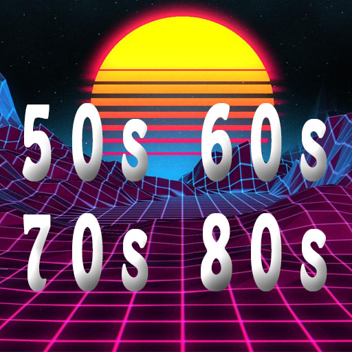 50s 60s 70s Oldies Music Radio logo