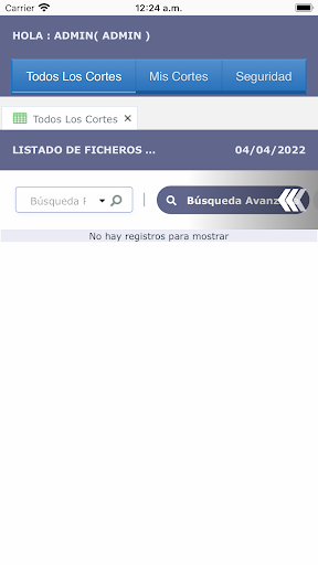 Android application Cortes Electricos de Unidades screenshort