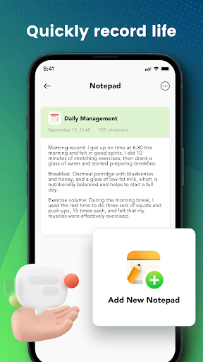 Daily Note - BMI Pal Screen 2