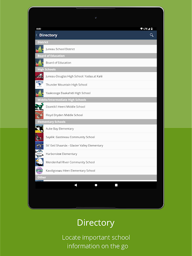 Juneau Borough Schools Screen 2