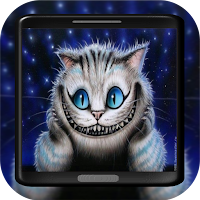 Cheshire Cartoon Cat Wallpaper