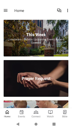 Android application Darlington Presbyterian Church screenshort