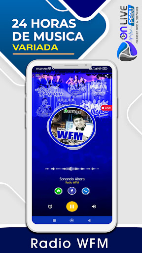 Android application Radio Super WFM 98.3 - Olmos screenshort