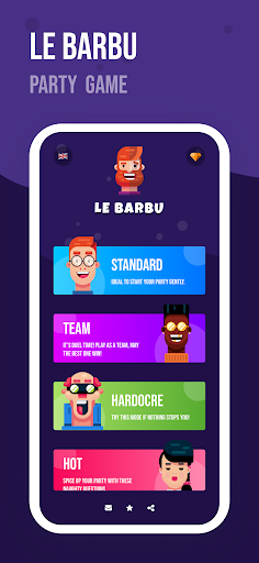 Android application Le Barbu - Drinking game screenshort