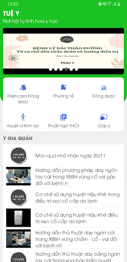 Android application Tuệ Y screenshort