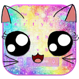 Galaxy Kitty Emoji Keyboard Theme icon