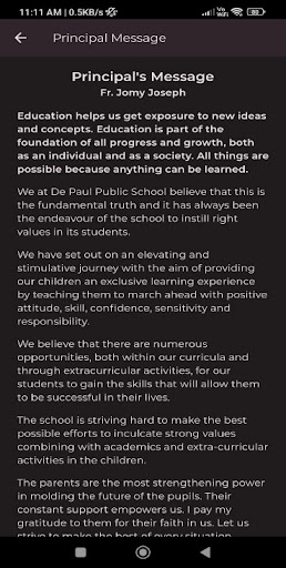 De Paul School Kopergaon Screen 2