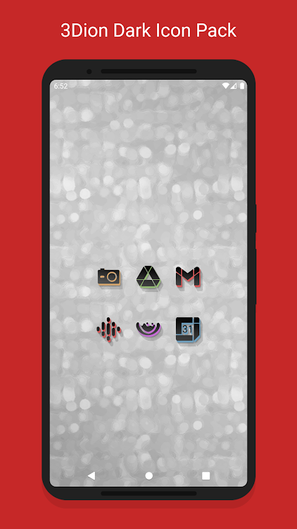 3Dion Dark - Icon Pack - 1.0.6 - (Android)