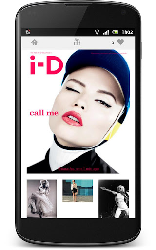 Android application FFFFOUND! screenshort