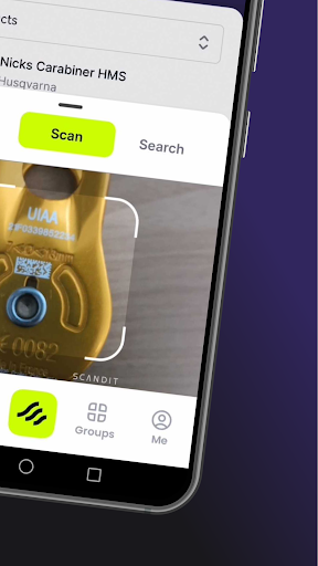 Scannable Safety Equipment App Screen 2