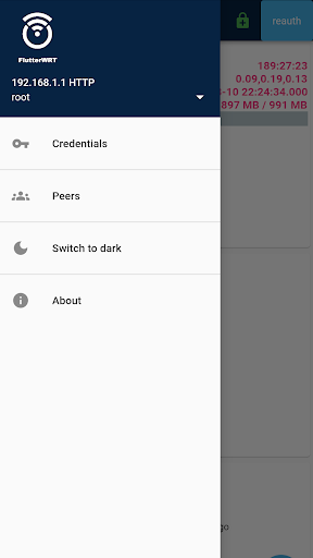 FlutterWRT Screen 2