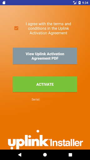 Uplink Installer Screen 3